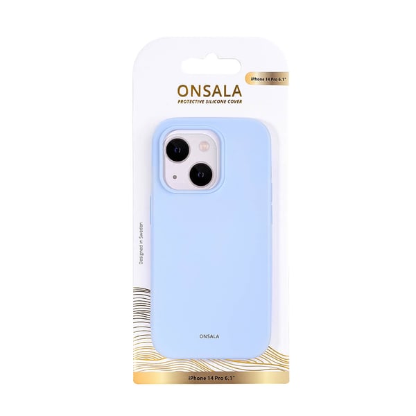 Suojakuori Silikooni Light Blue - iPhone 14 Pro