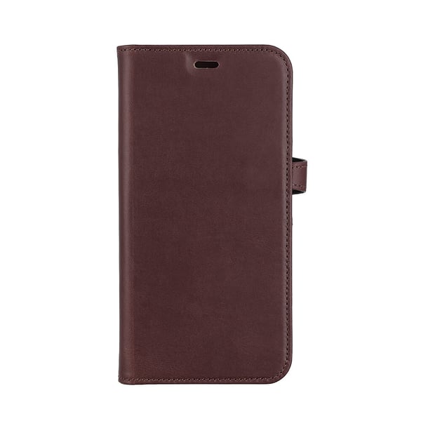 2in1 Wallet Leather 3 card iPhone 14 Plus Brown