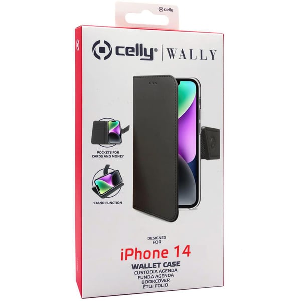 Lommebokveske til iPhone 14 svart