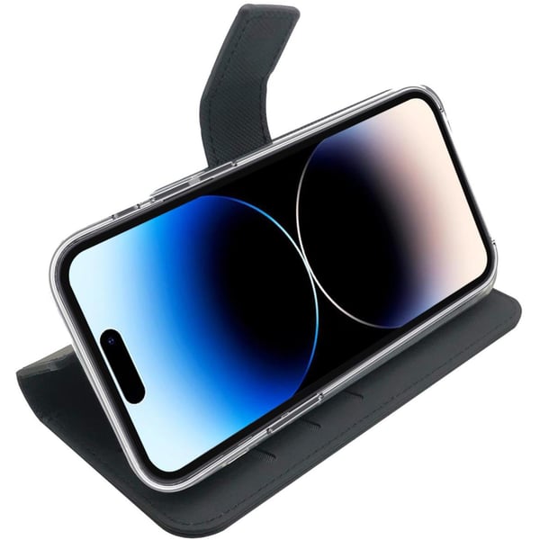Wallet Case iPhone 14 Pro Svart