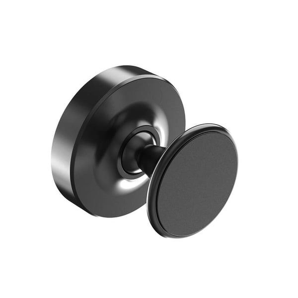 Mobile Holder Magnetic Black Puck with self-adhesive tape