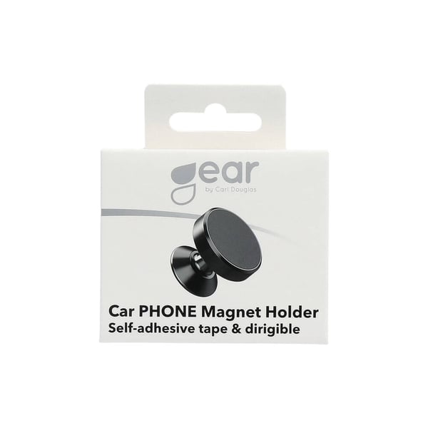 Mobile Holder Magnetic Black Puck with self-adhesive tape