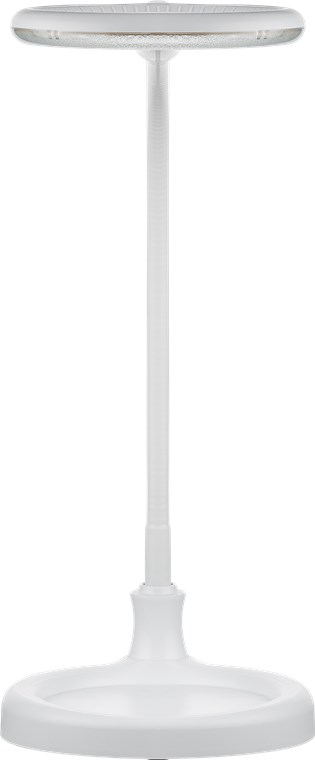 LED-forstørrelseslampe med stativ/klemme, 6 W
