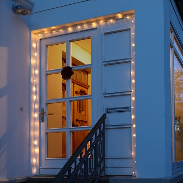 80 LED lyskæde "Kugler"