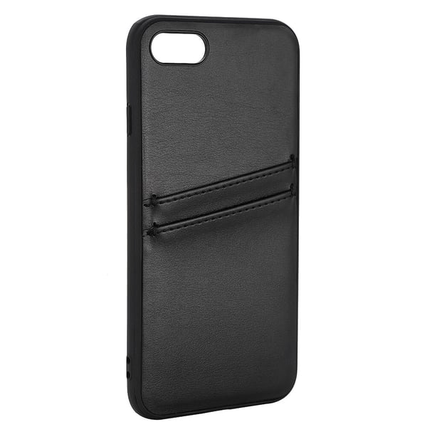 Mobil Cover PU Sort - iPhone 7/8/SE