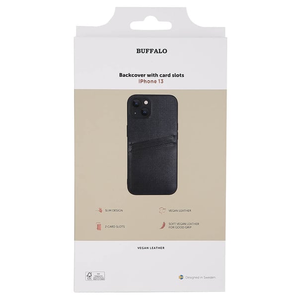 PU-puhelinkotelo musta - iPhone 13