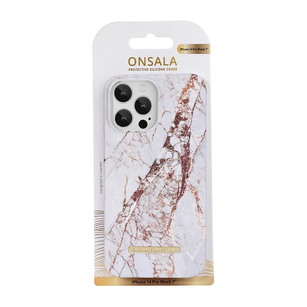 Mobildeksel iPhone 14 Pro Max White Rino Marple