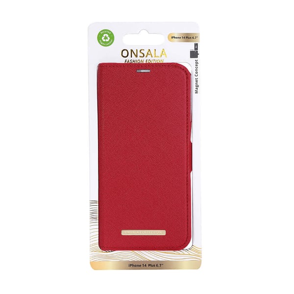 COLLECTION Eco Wallet 2 card iPhone 14 Plus 6,7" Red