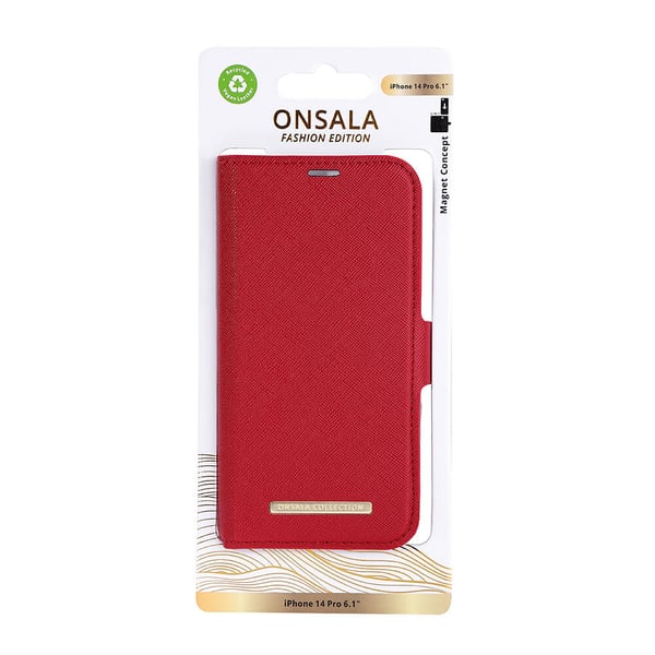COLLECTION Eco Wallet 2 card iPhone 14 Pro 6,1" Red