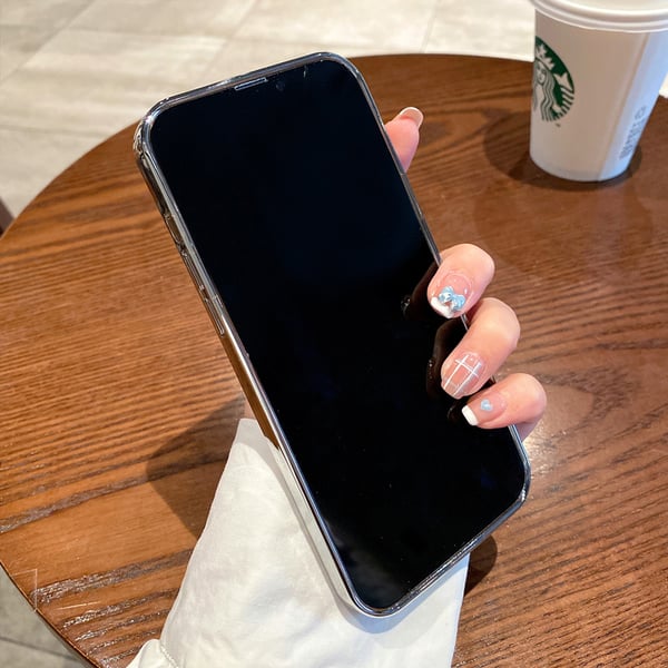 Telefondeksel med kameralinsedeksel Silver iPhone 14