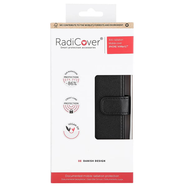 Mobildeksel Strålingsbeskyttelse Flipcover iPhone 14 Plus