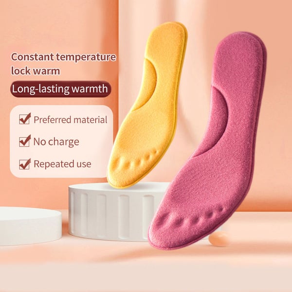 Selvvarmende konstant temperatur innersåle 1 par Yellow