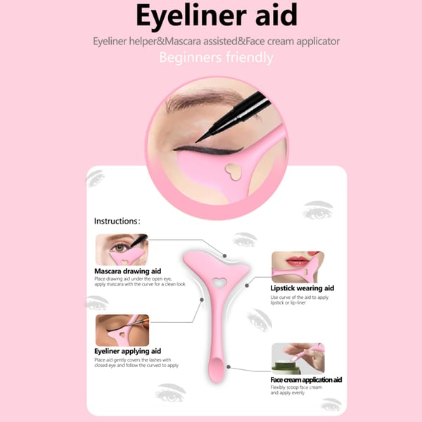 Eyeliner malli stensiili Pink