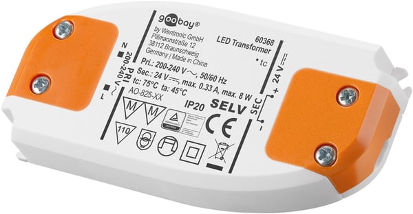 LED-transformator 24 V (DC) (DC), 8 W