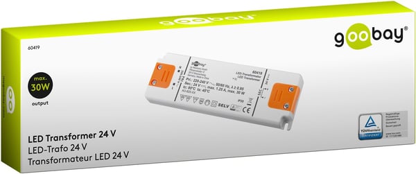 LED-transformator 24 V (DC) (DC), 30 W