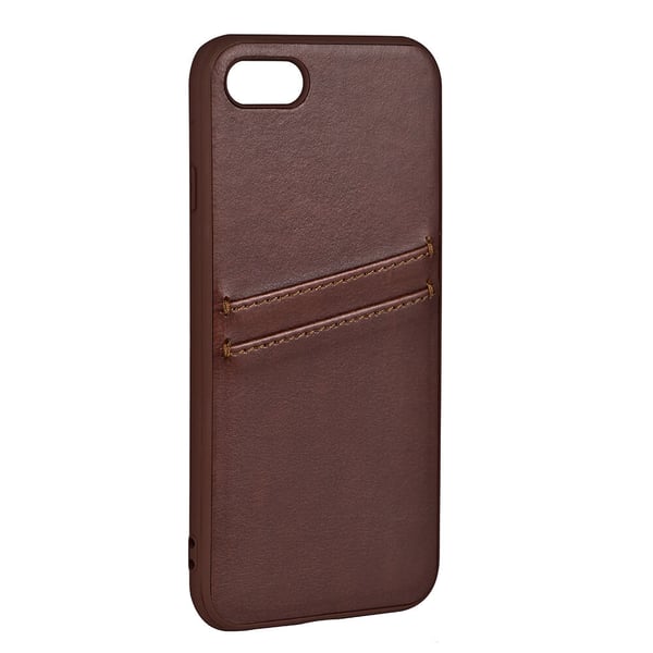 Mobilcover PU Brun - iPhone 7/8/SE