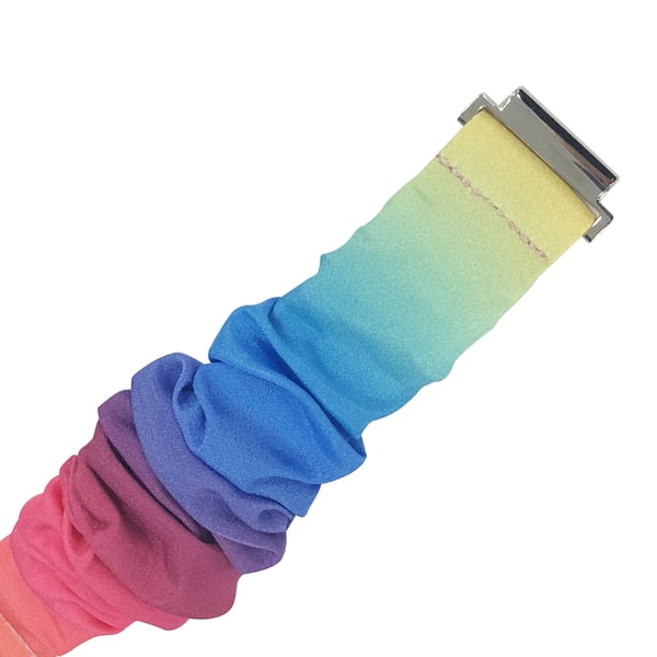 Scrunchie-tyylinen kelloranneke MultiColor 20 mm