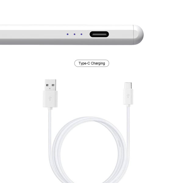 Styluspenn USB-C med 2 ekstra spisser White