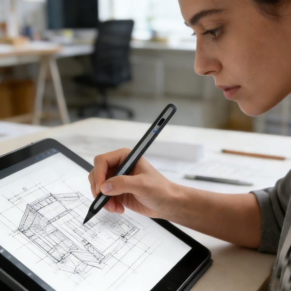Universal Stylus pen til iPad med 4 spidser Black iPad