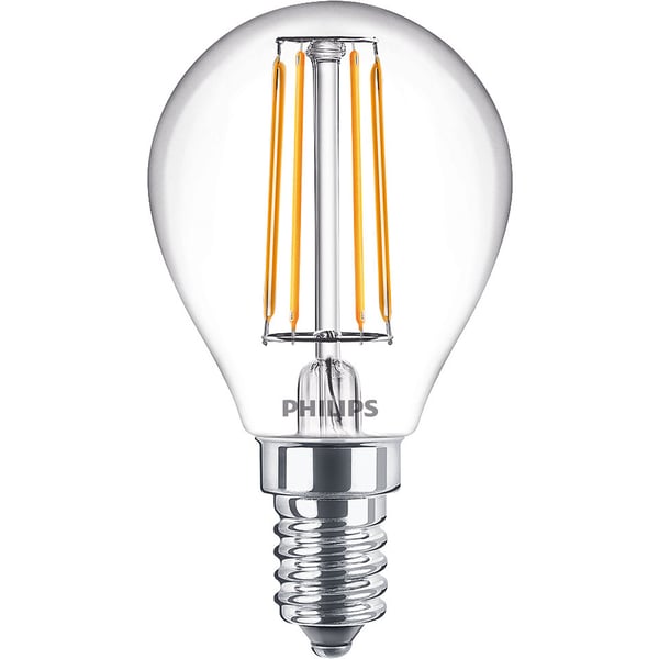 2-pak LED E14 Globe 4,3W (40W) Klar 250lm