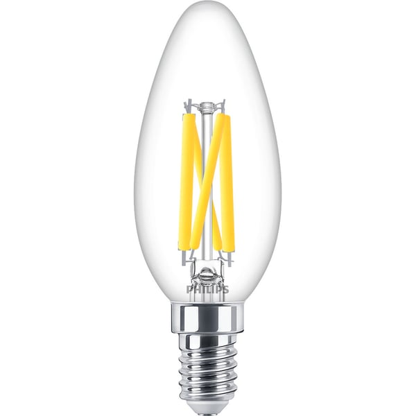LED E14 Crown 3,4W (40W) Clear Dim WarmGlow 470