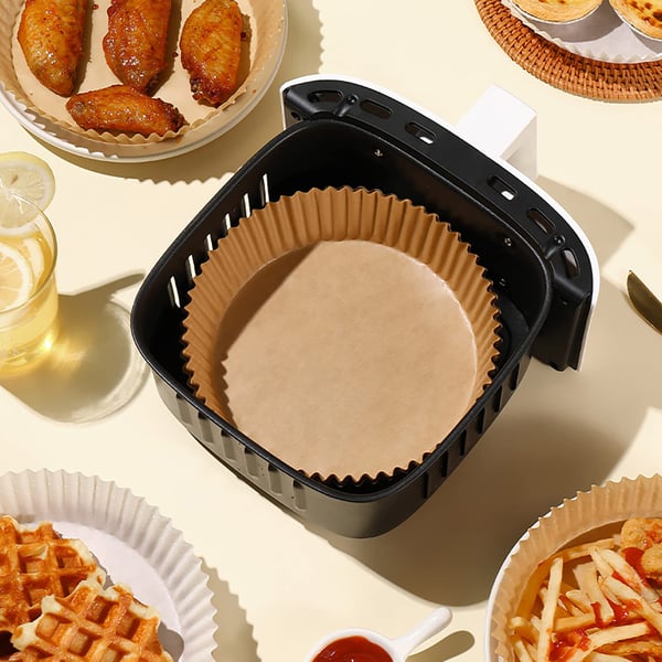 Air Fryer engangspapir for frityrkokere 50 stk Brun