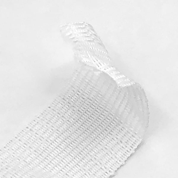 Strygbart kantbånd White 5 m