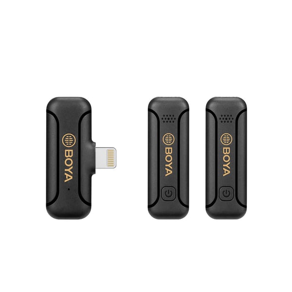Trådløst Mikrofonsystem x2 BY-WM3 For Lightning