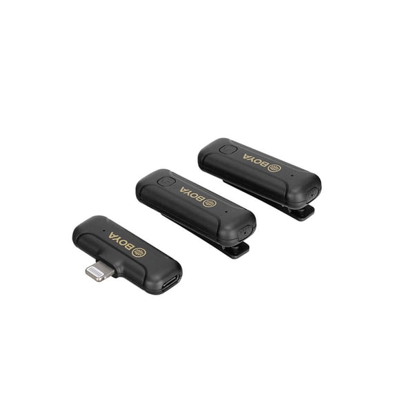 Trådløst Mikrofonsystem x2 BY-WM3 For Lightning