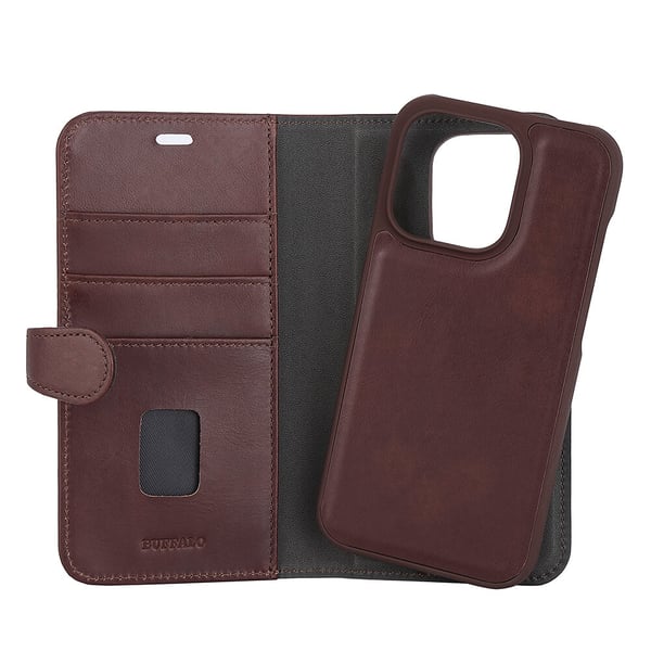 Mobilcover iPhone 14 Pro Brun