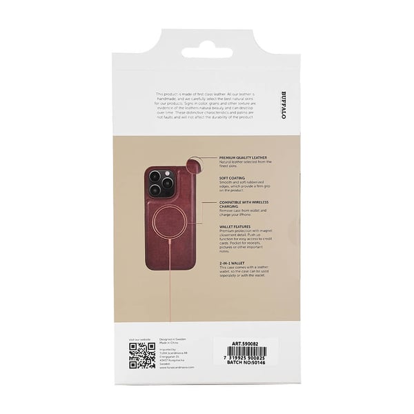 Mobilcover iPhone 14 Pro Brun