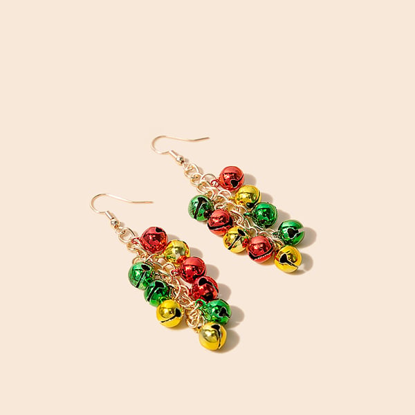 Jingle Bell, joulukorvakorut 1 pari MultiColor