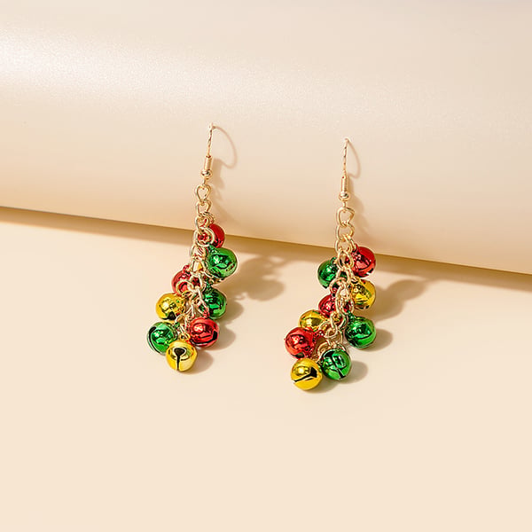 Jingle Bell, joulukorvakorut 1 pari MultiColor