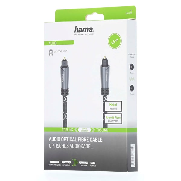 Kabel ODT Metal Sort 1.5m