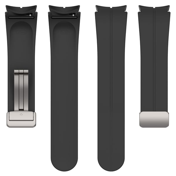Silikonarmbånd med sammenleggbar spenne Black Samsung Galaxy watch5 pro S