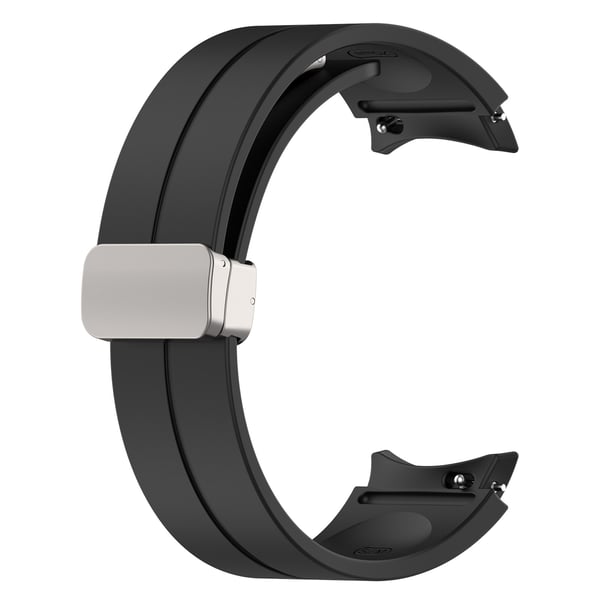 Silikonarmbånd med sammenleggbar spenne Black Samsung Galaxy watch5 pro S