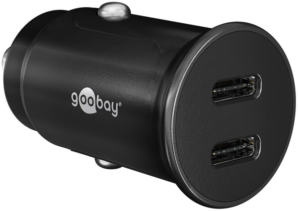 Dual-USB-C™ PD (Power Delivery) automatisk hurtigoplader (30 W)