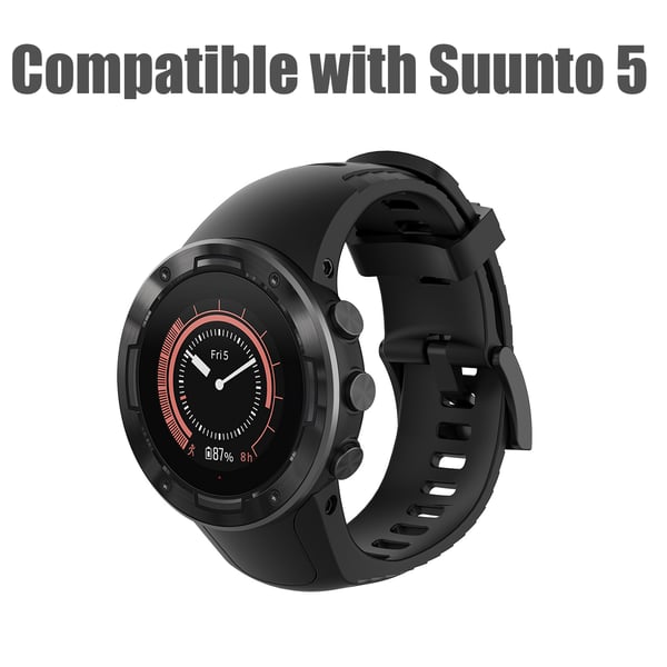 Kellon rannekoru Black Suunto 5