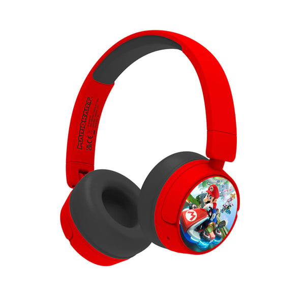 Høretelefoner On-Ear Junior Trådløs 85dB/95dB Super Mario Rød