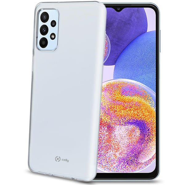 Geelimäinen TPU-suojakuori Galaxy A23:lle läpinäkyvä