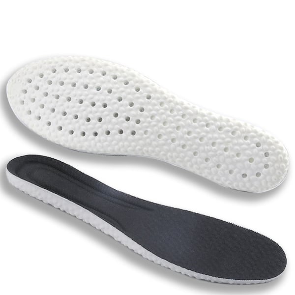 Fleksible og støtdempende innleggssåler Black 275-280 mm