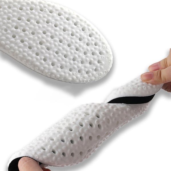 Fleksible og støtdempende innleggssåler Black 275-280 mm