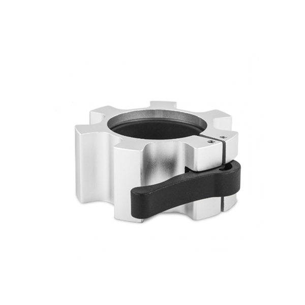 Olympic Barbell Clamp Bar Clip Silver
