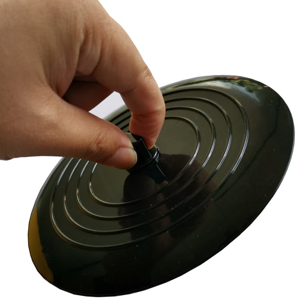 Propp til vaskekum, 15 cm Black 15 cm