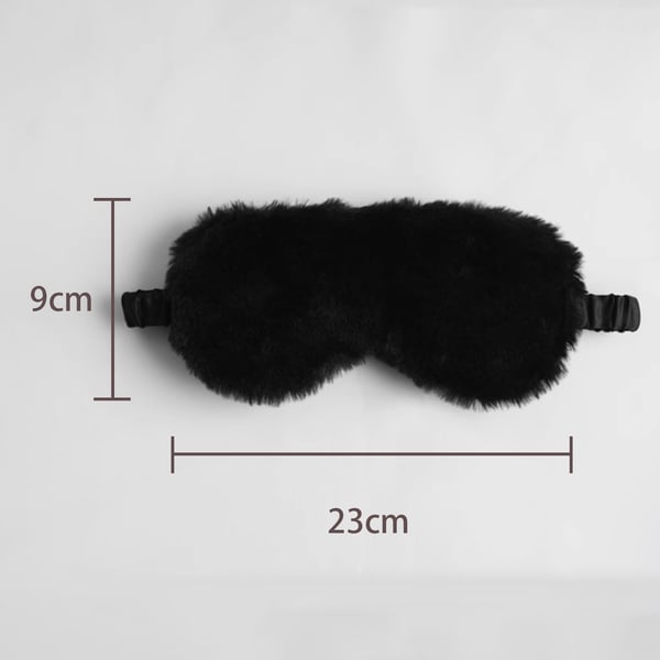 Unimaski jäljitelmäsilkkiä Black