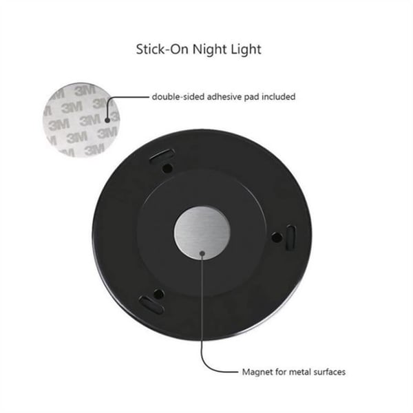 LED-kohdevalot liiketunnistimella yövalolla 3 kpl Silver