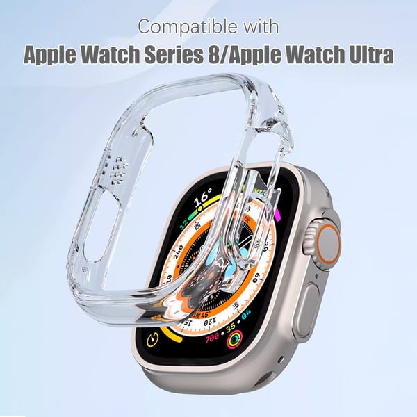 Beskyttelsesveske i PC Transparent Apple Watch Series 8/Apple Watch Ultra