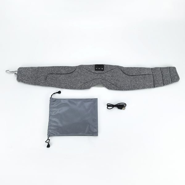 Bluetooth pandebånd/sovemaske Sovehøretelefoner Grey