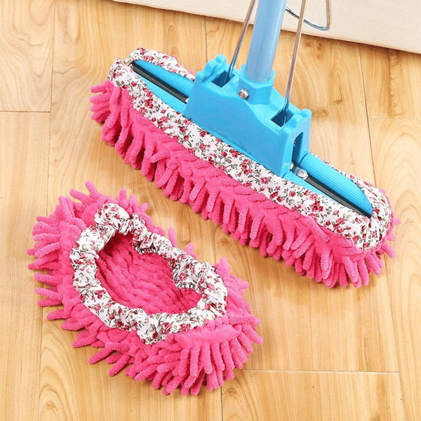 Moppitossut lattianpuhdistukseen 1 pari Pink