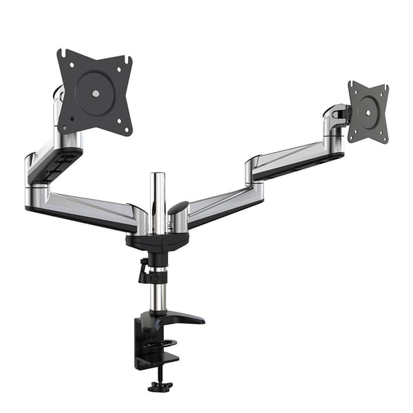 Monitorbeslag Duo Aluminium Gas
